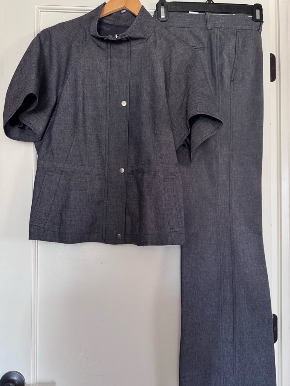 BCBGMaxAzria Dark Denim Denim Suit